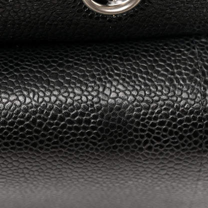 Chanel Caviar Quilted Medium Double Flap Black 12 of 13
