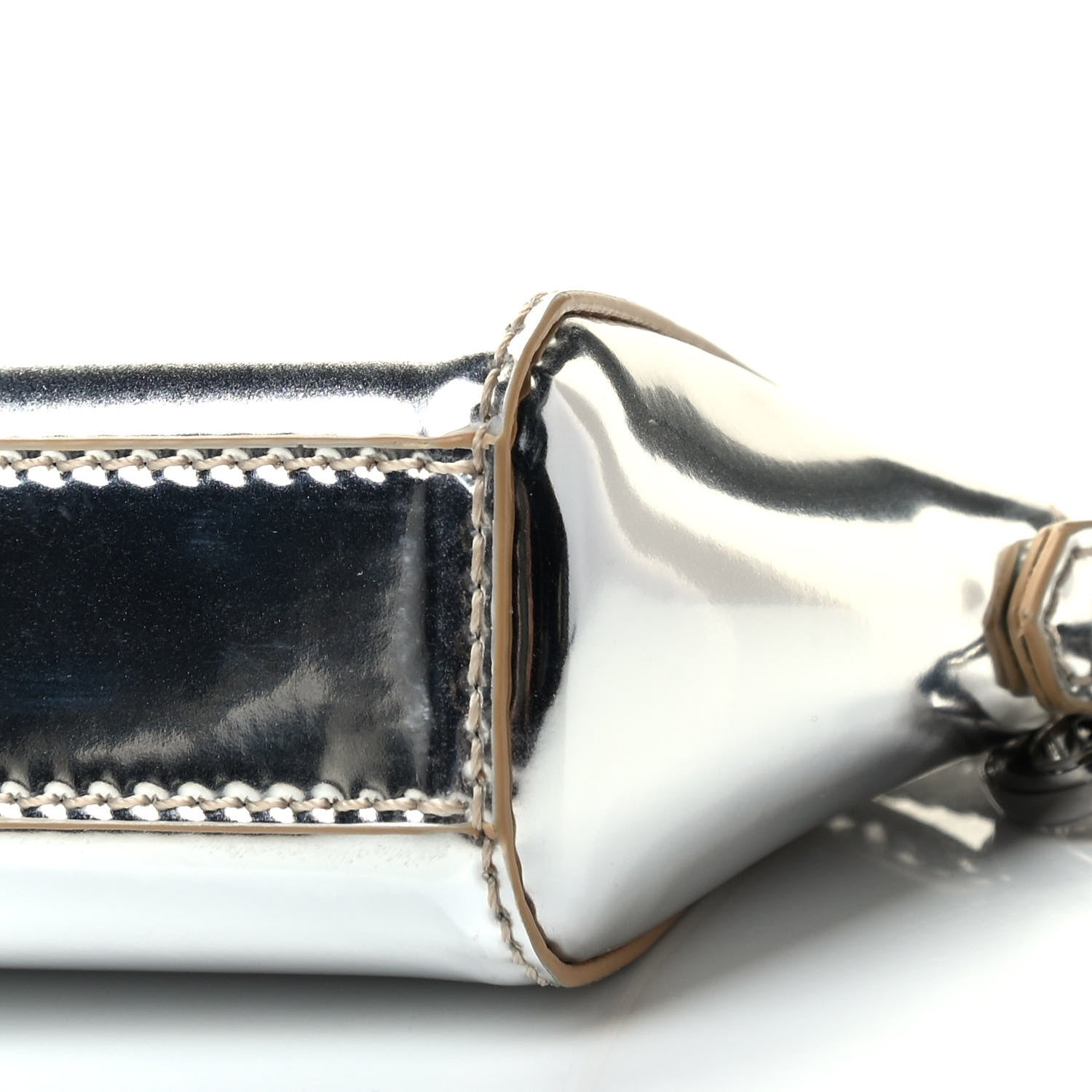 Givenchy Metallic Calfskin Baby Antigona Silver 9 of 9