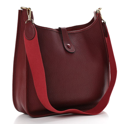 Hermes Fjord Evelyne GM Rouge H 3 of 13