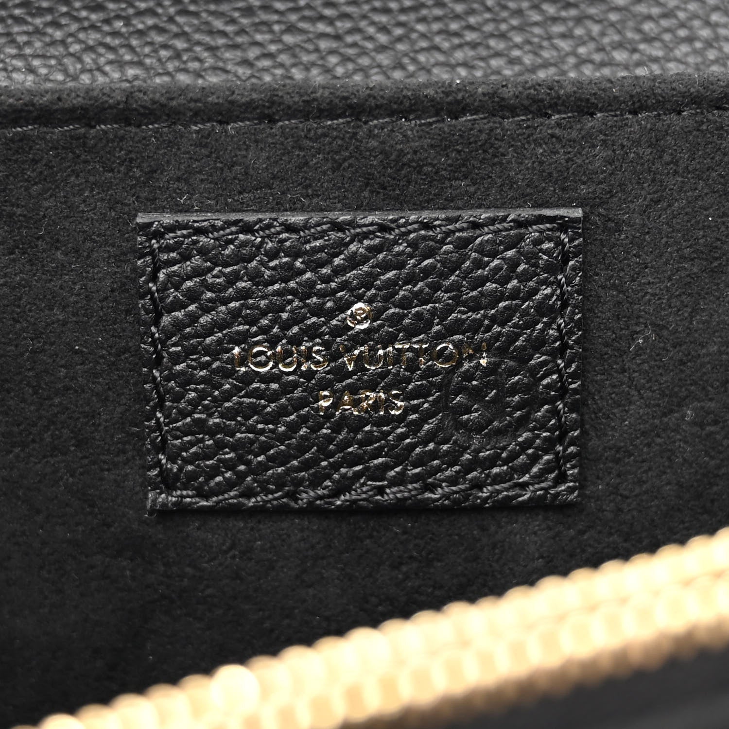 Louis Vuitton Empreinte Monogram Giant Pochette Metis East West Black Beige 7 of 12
