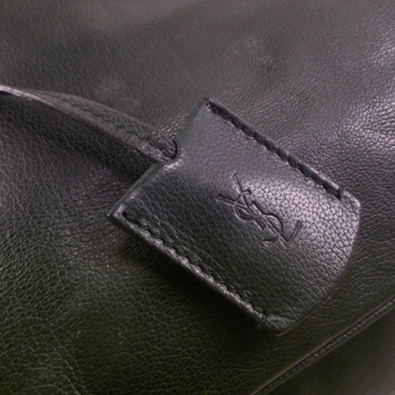 Saint Laurent Leather Rive Gauche Green 7 of 12