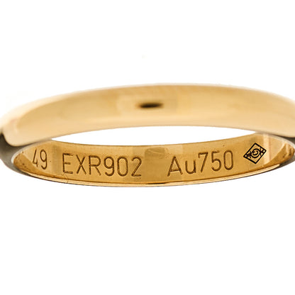 Cartier 18K Yellow Gold 2.5mm 1895 Wedding Band Ring 49 5 6 of 7