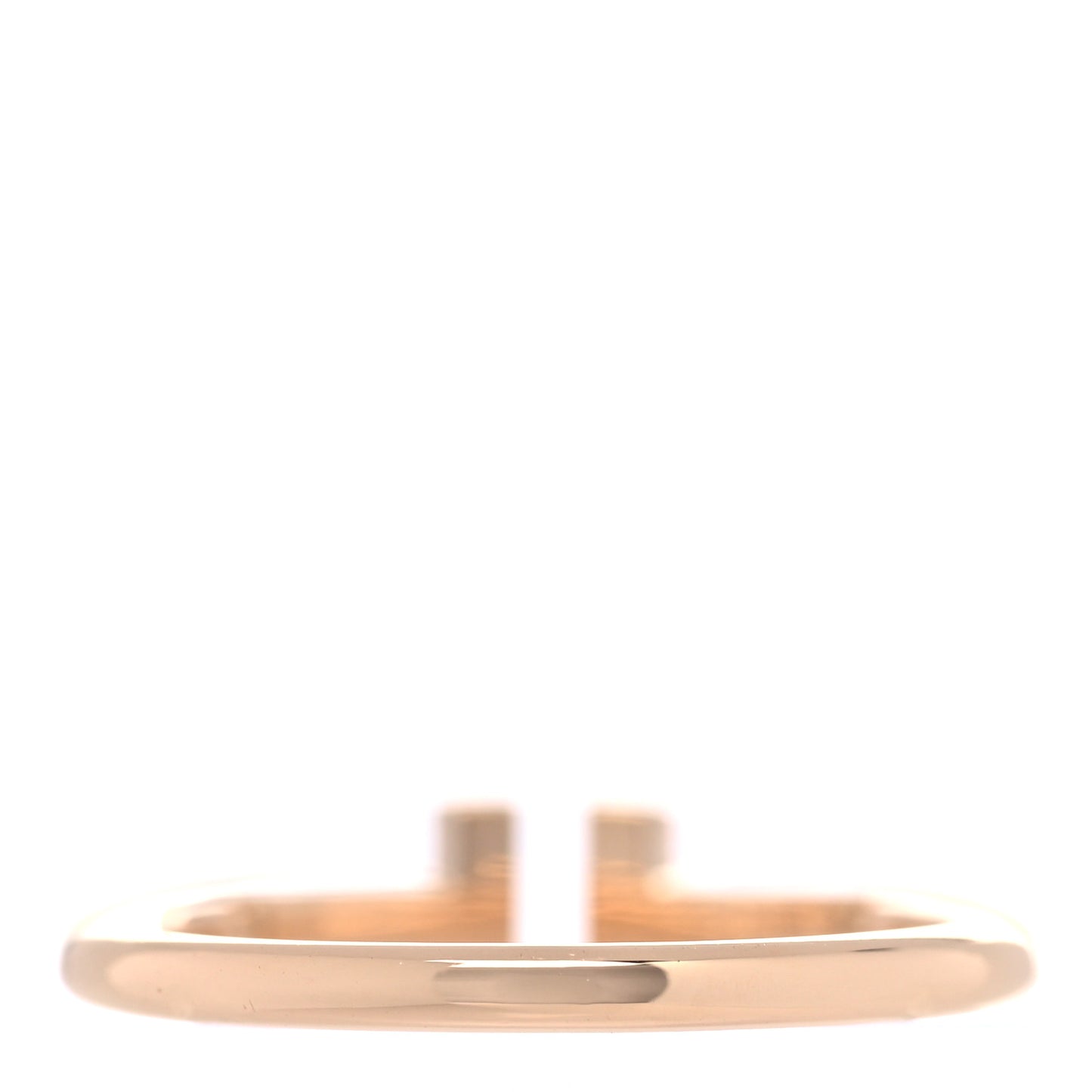 18K Rose Gold T Wire Ring 51 5.75