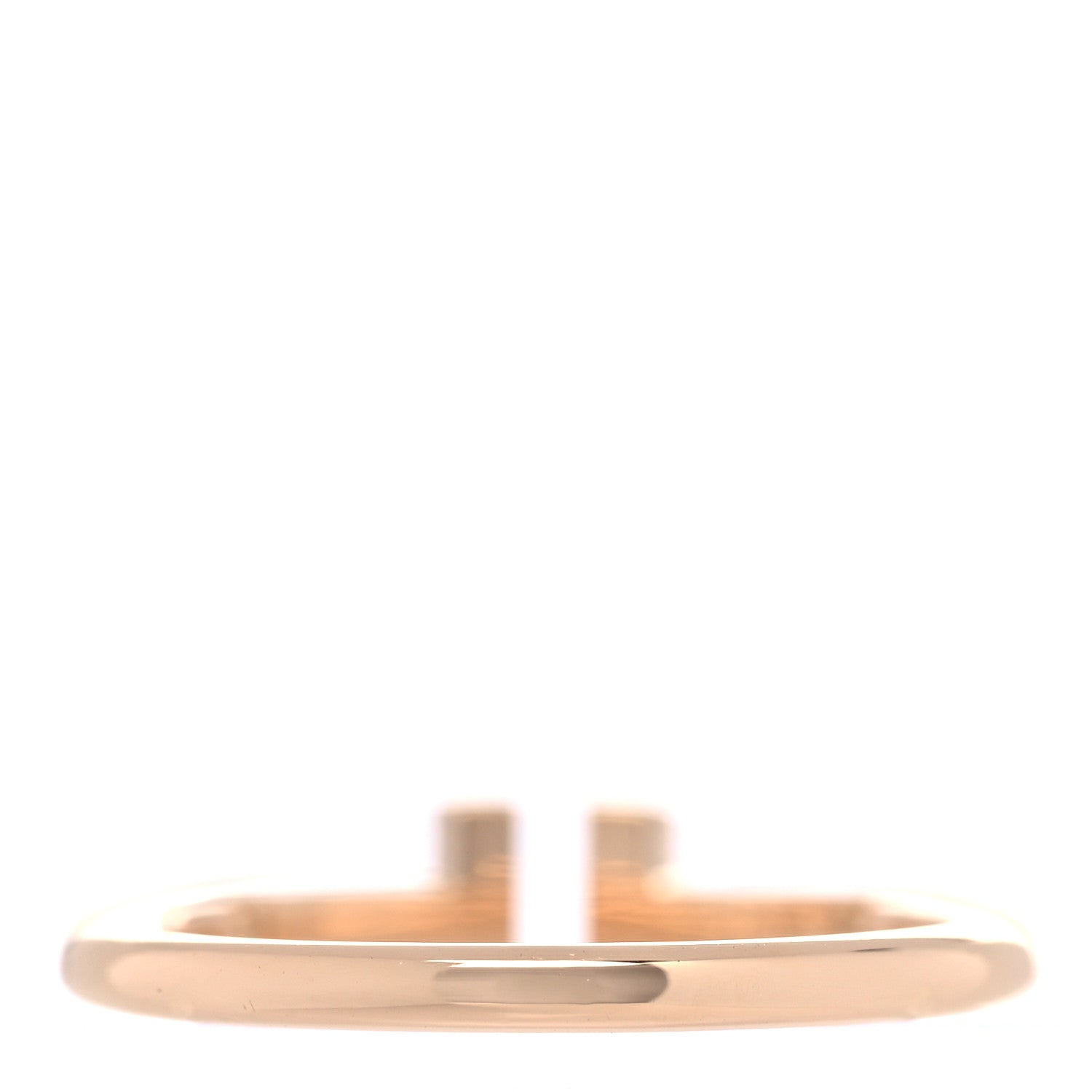 Tiffany 18K Rose Gold T Wire Ring 51 5.75 3 of 4