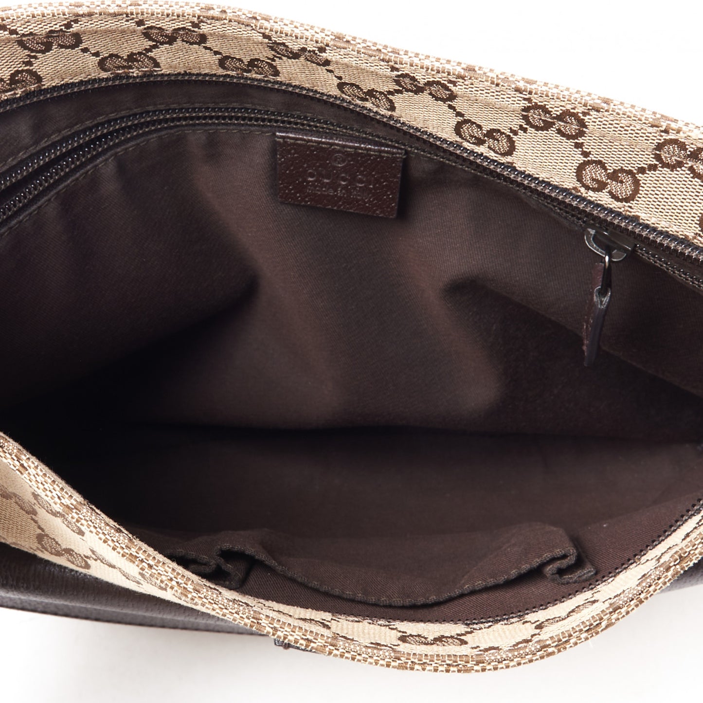 Monogram Signature Web Small Messenger Brown