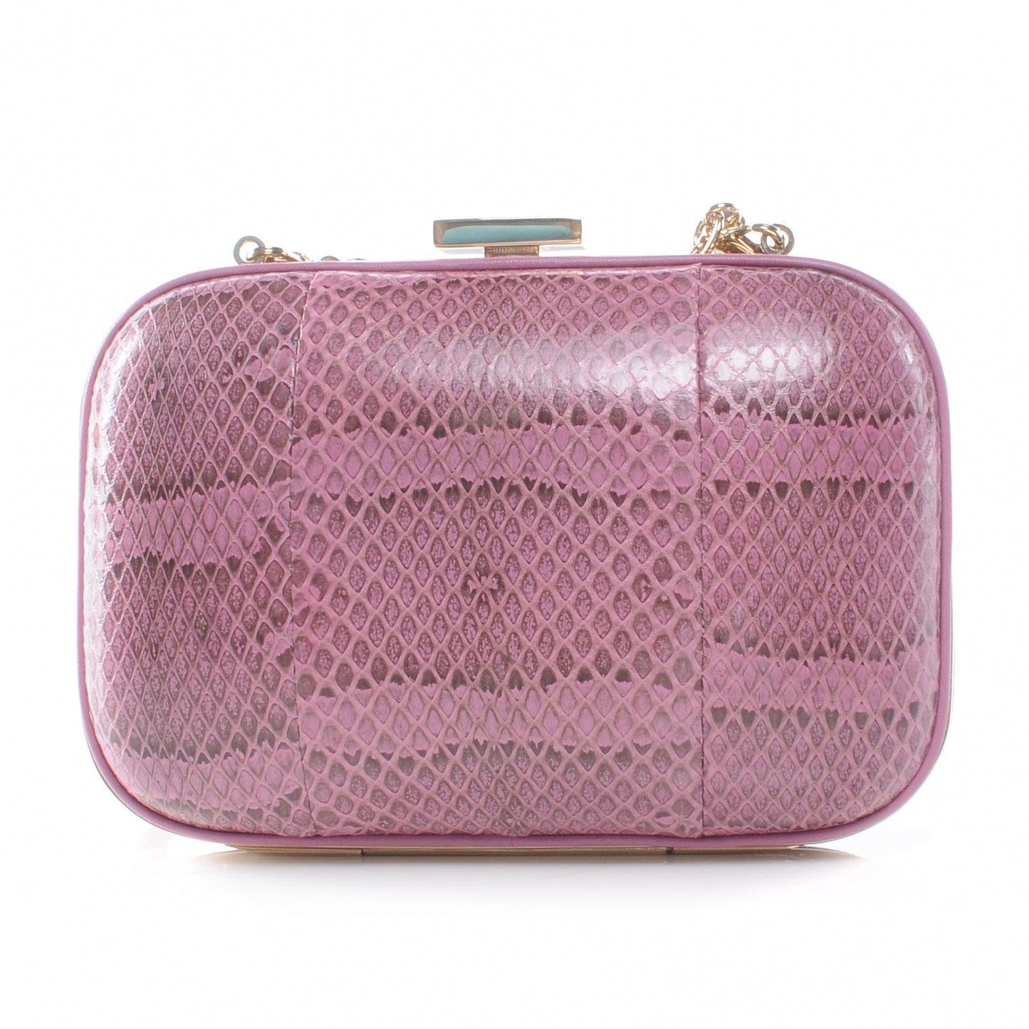 Python Broadway Box Clutch