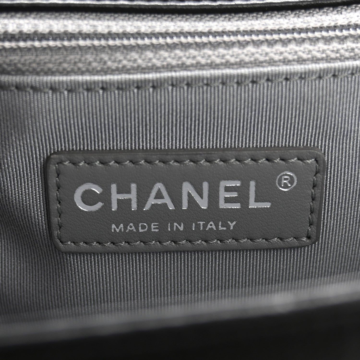 Chanel Calfskin Quilted Double Stitch New Medium Boy Flap Black 6 of 15
