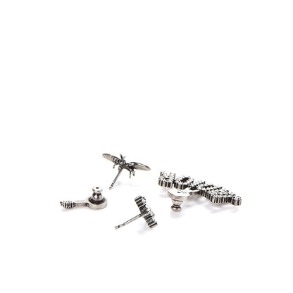 Christian Dior Palladium Crystal J'adior Earrings 3 of 4