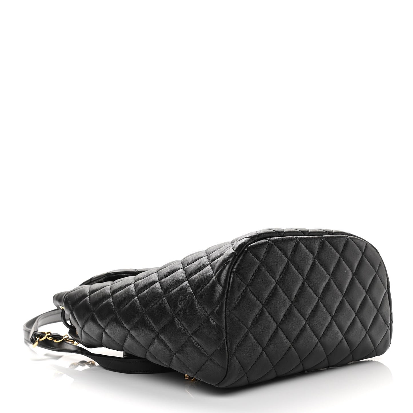 Calfskin Quilted Small Urban Spirit Backpack Black