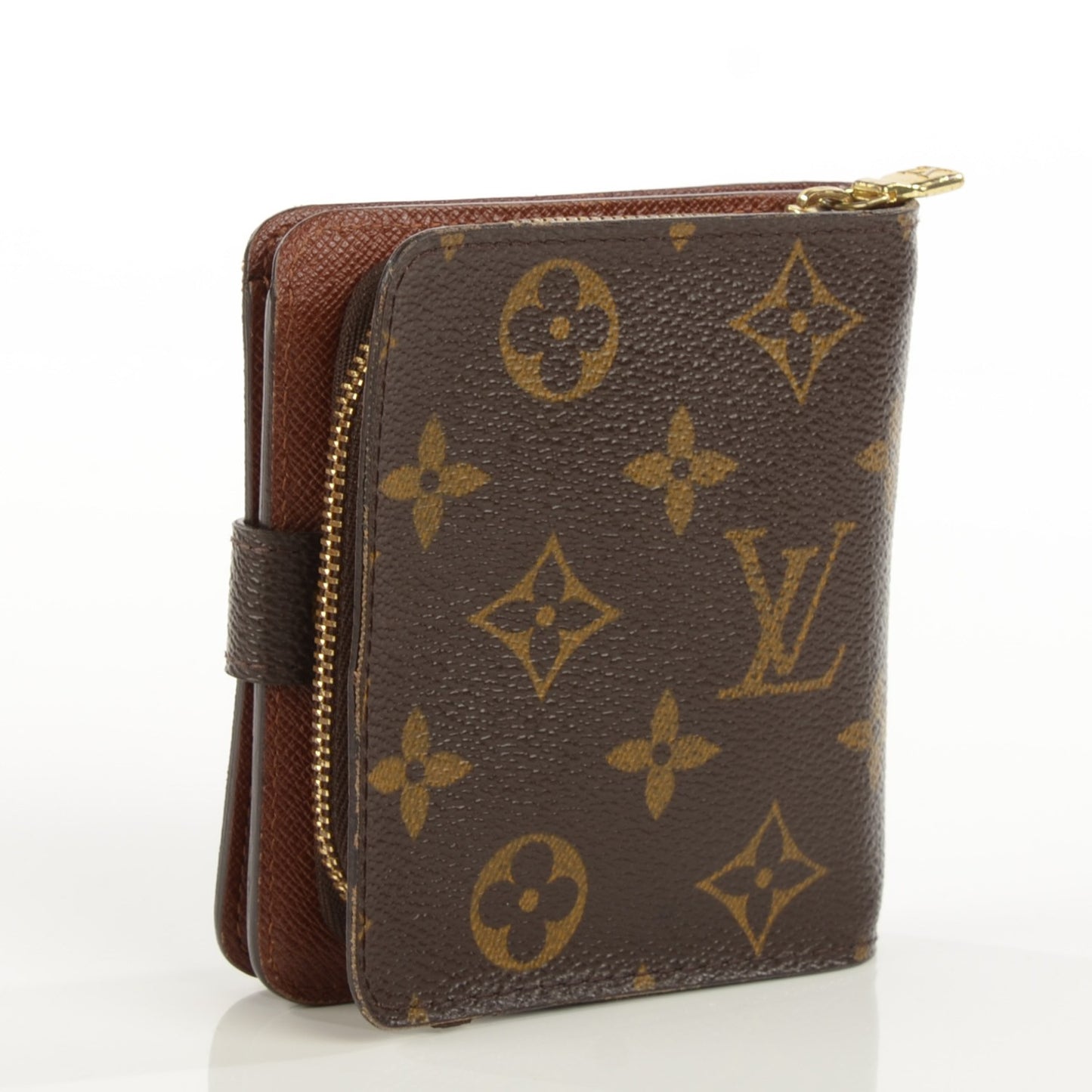 Monogram Compact Zippe Zipped Wallet