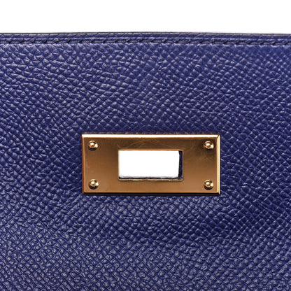Hermes Epsom Kelly Sellier 32 Bleu Encre 23 of 36