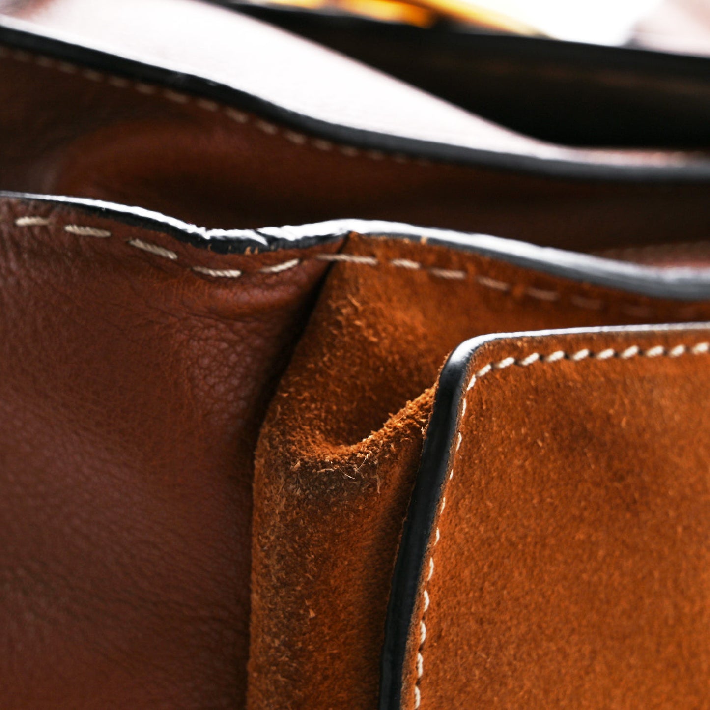 Calfskin Suede Small Jodie Camera Bag Caramel