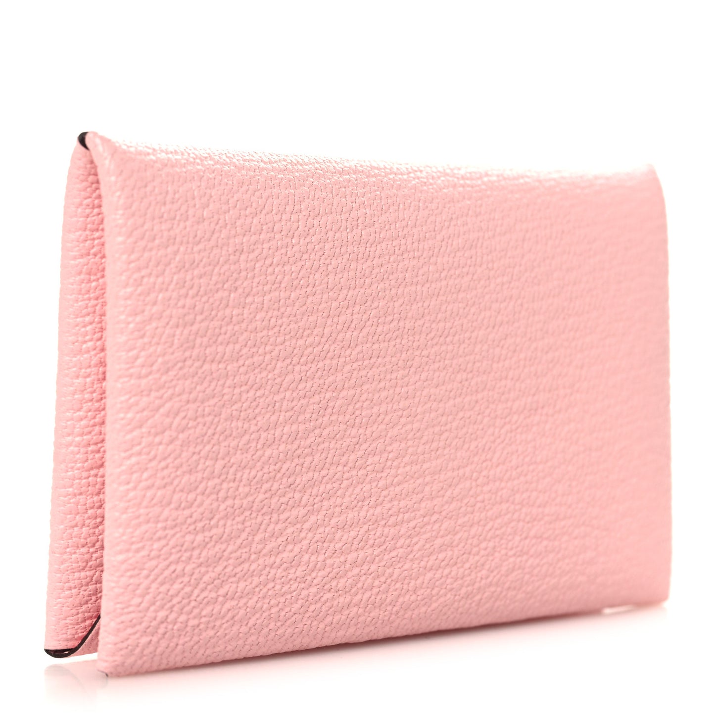 Chevre Mysore Calvi Card Case Rose Darling