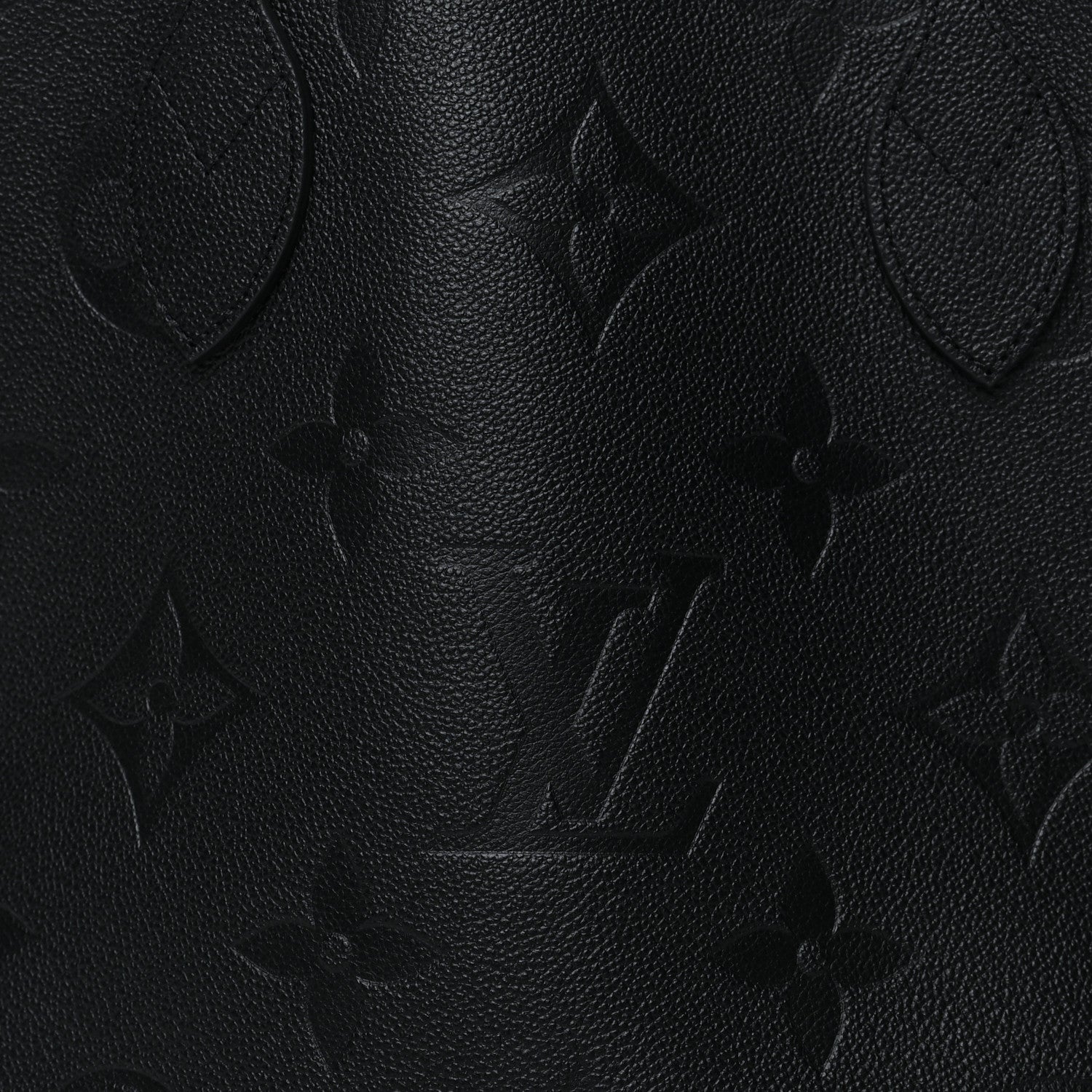 Louis Vuitton Empreinte Monogram Giant Neverfull MM Black 9 of 11