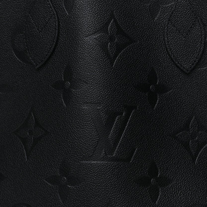 Louis Vuitton Empreinte Monogram Giant Neverfull MM Black 9 of 11
