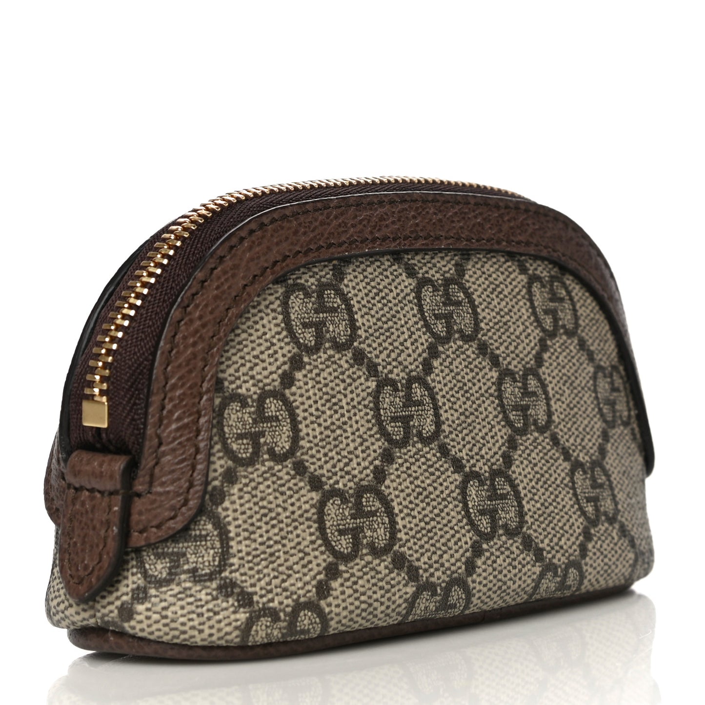 GG Supreme Monogram Web Ophidia Dome Key Pouch Beige New Acero