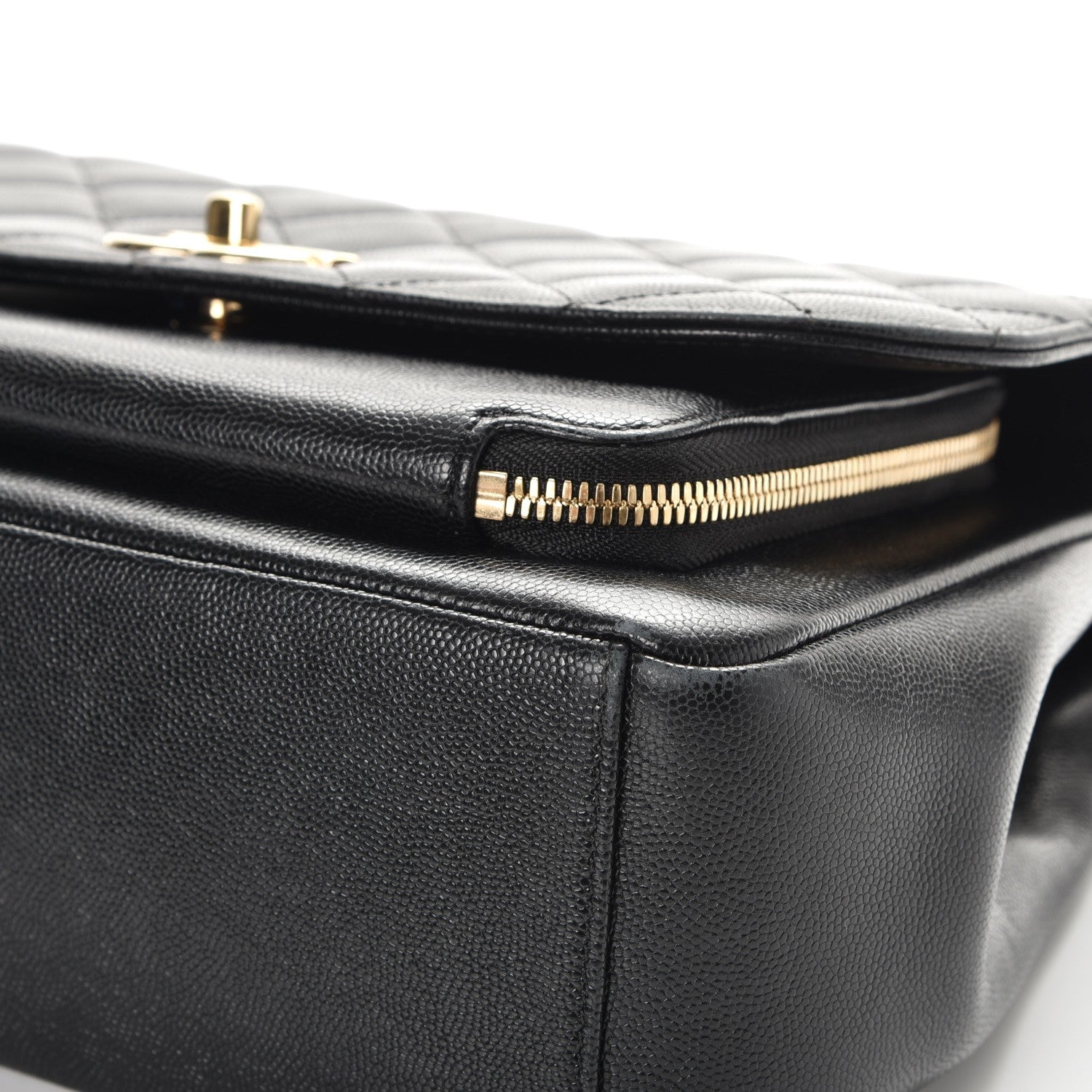 Chanel Caviar Quilted Large Business Affinity Flap Black 9 of 13