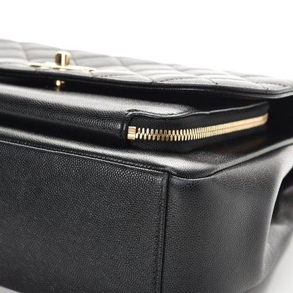 Chanel Caviar Quilted Large Business Affinity Flap Black 9 of 13