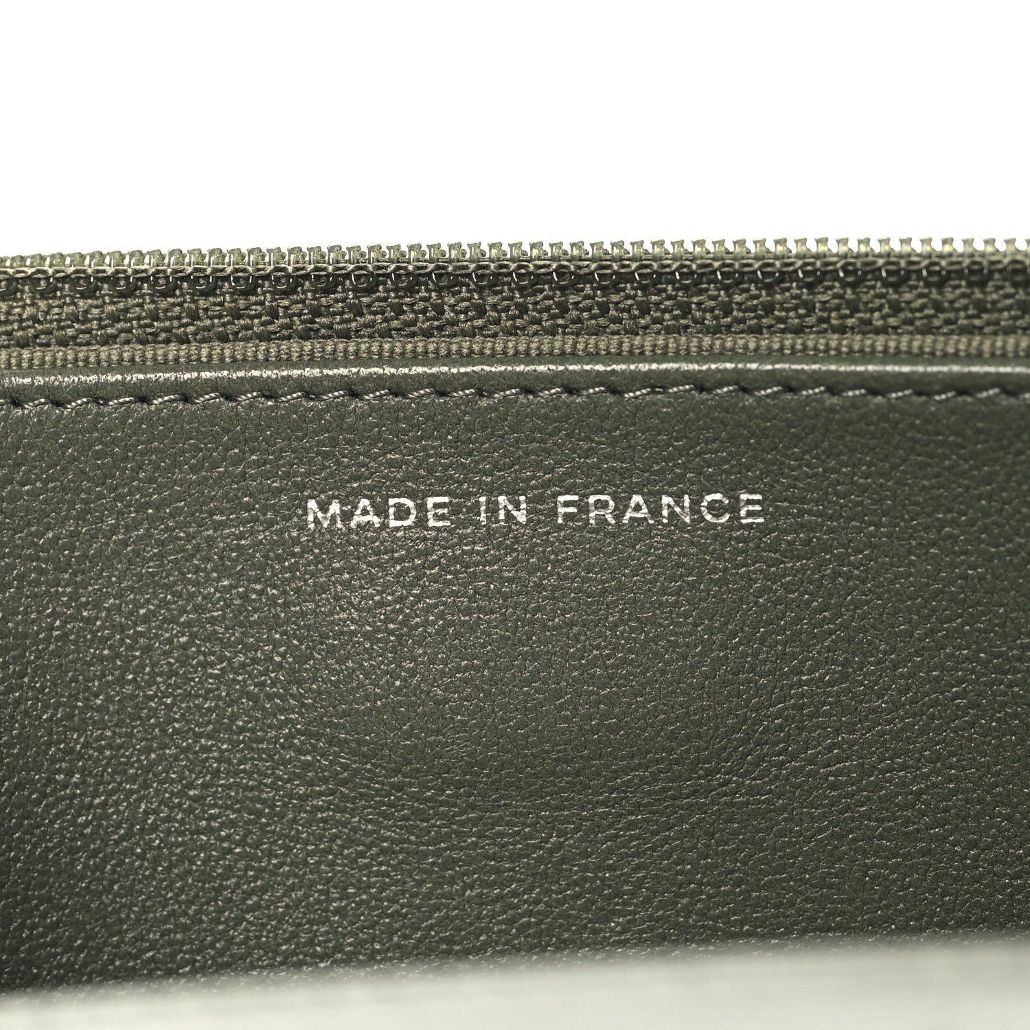 Chanel Lambskin Quilted Trendy CC Wallet On Chain WOC Green 7 of 12