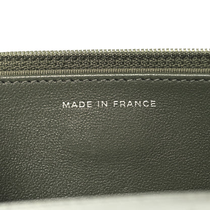 Chanel Lambskin Quilted Trendy CC Wallet On Chain WOC Green 7 of 12