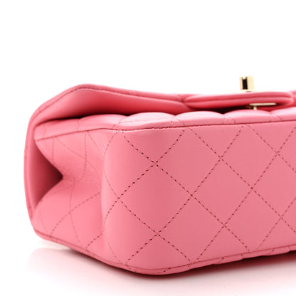 Chanel Caviar Quilted Mini Top Handle Rectangular Flap Pink 9 of 11