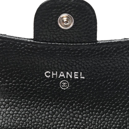 Chanel Caviar Quilted Flap Card Holder Black 6 of 11