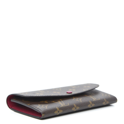 Louis Vuitton Monogram Emilie Wallet Fuchsia 4 of 8
