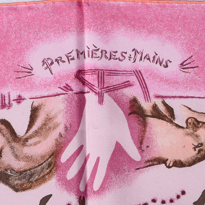 Hermes Silk Premieres Mains Scarf 90 4 of 6