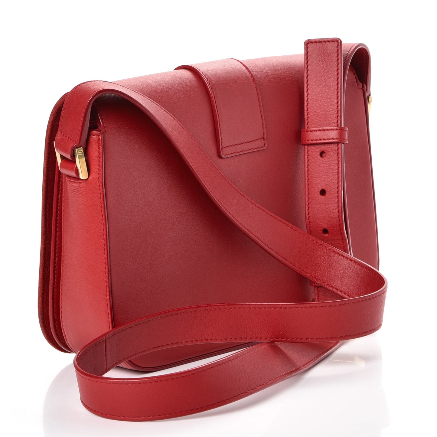 Calfskin Classic Y Satchel Red