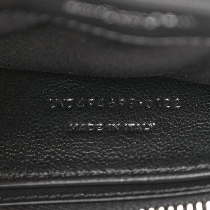 Saint Laurent Calfskin Y Quilted Monogram Small Loulou Chain Satchel Black 7 of 10