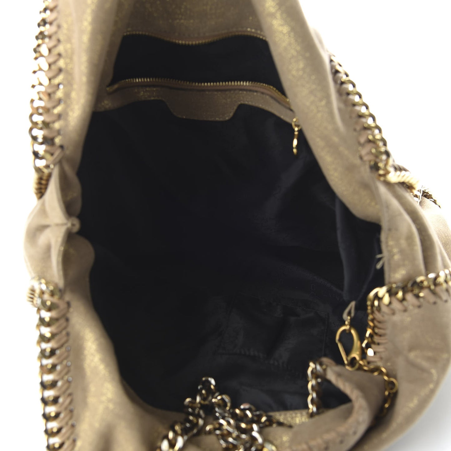 Shaggy Deer Big Falabella Tote Gold