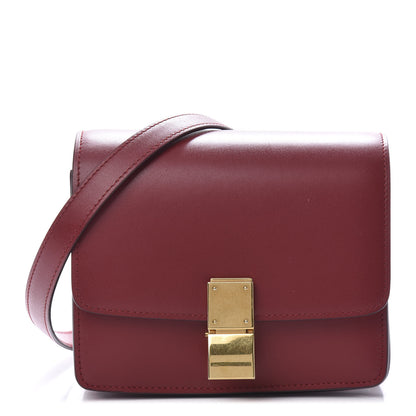 Celine Box Calfskin Small Classic Box Flap Bag Red 1 of 11