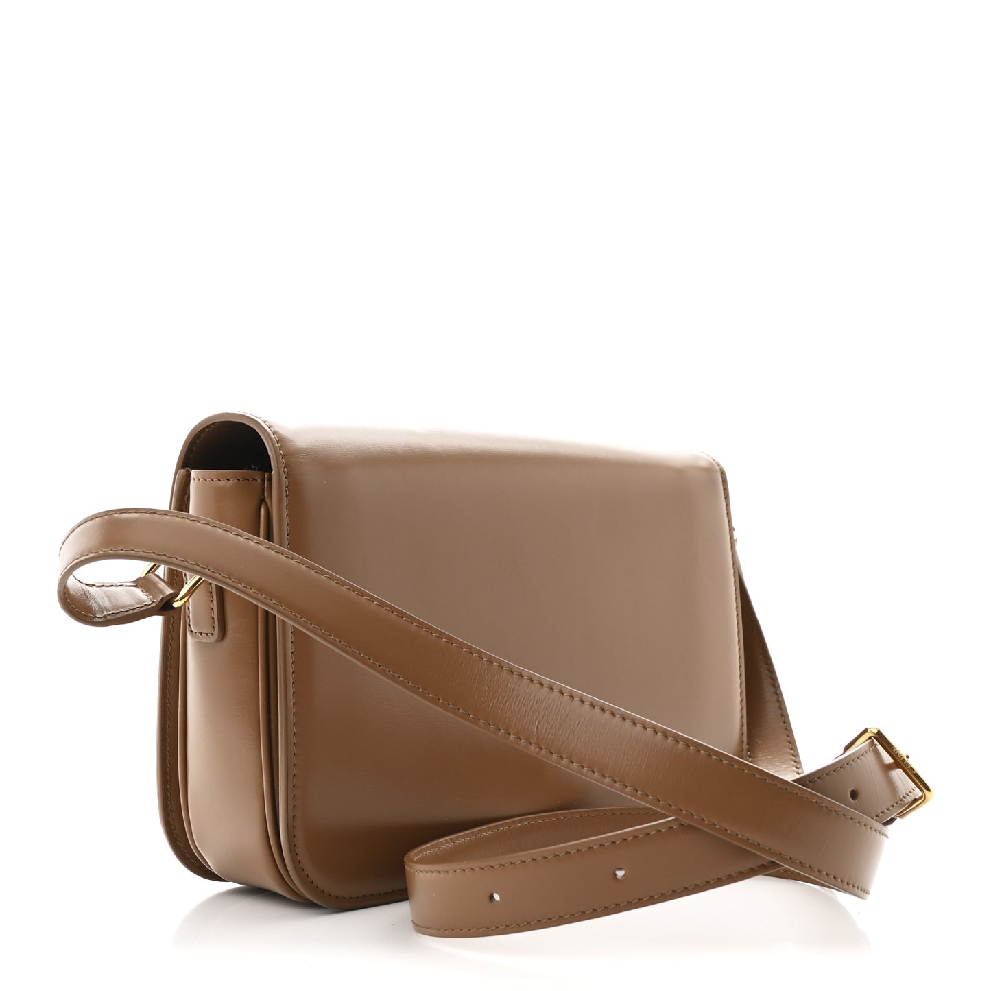 Shiny Calfskin Medium Triomphe Bronze