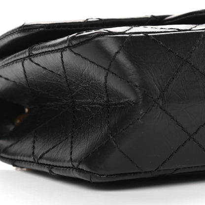 Chanel Aged Calfskin Quilted 2.55 Reissue Mini Flap Black 17 of 21
