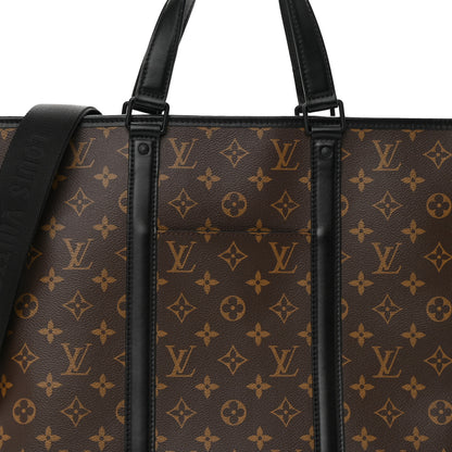 Louis Vuitton Monogram Macassar Weekend Tote PM 8 of 11