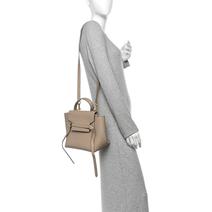 Celine Grained Calfskin Micro Belt Bag Light Taupe 2 of 12