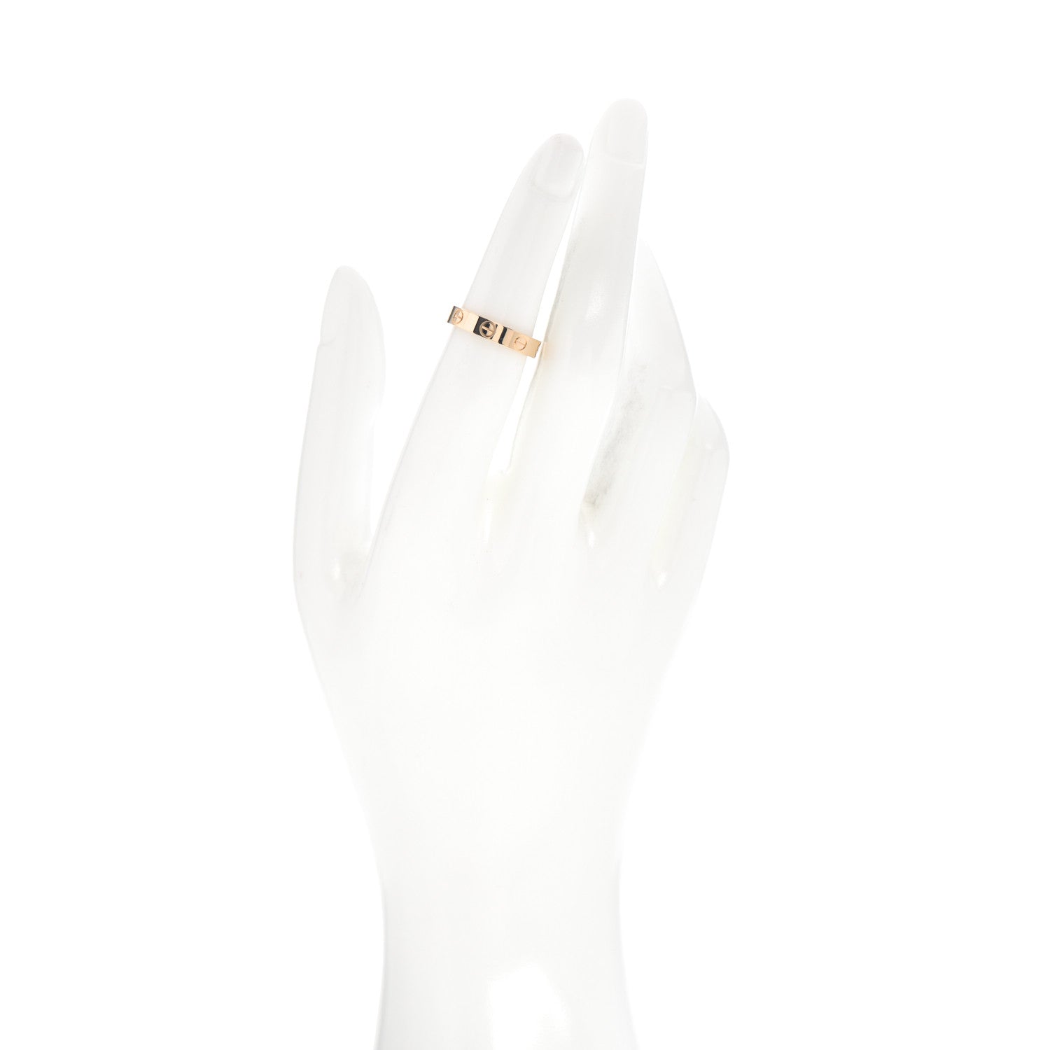 Cartier 18K Pink Gold 3.5mm LOVE Wedding Band Ring 50 5.25 2 of 5