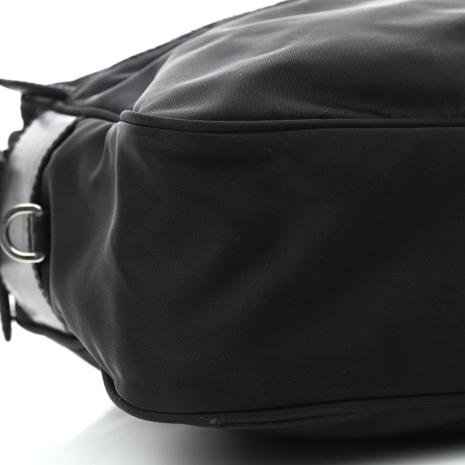 Prada Nylon Tessuto Messenger Bag Black 6 of 9