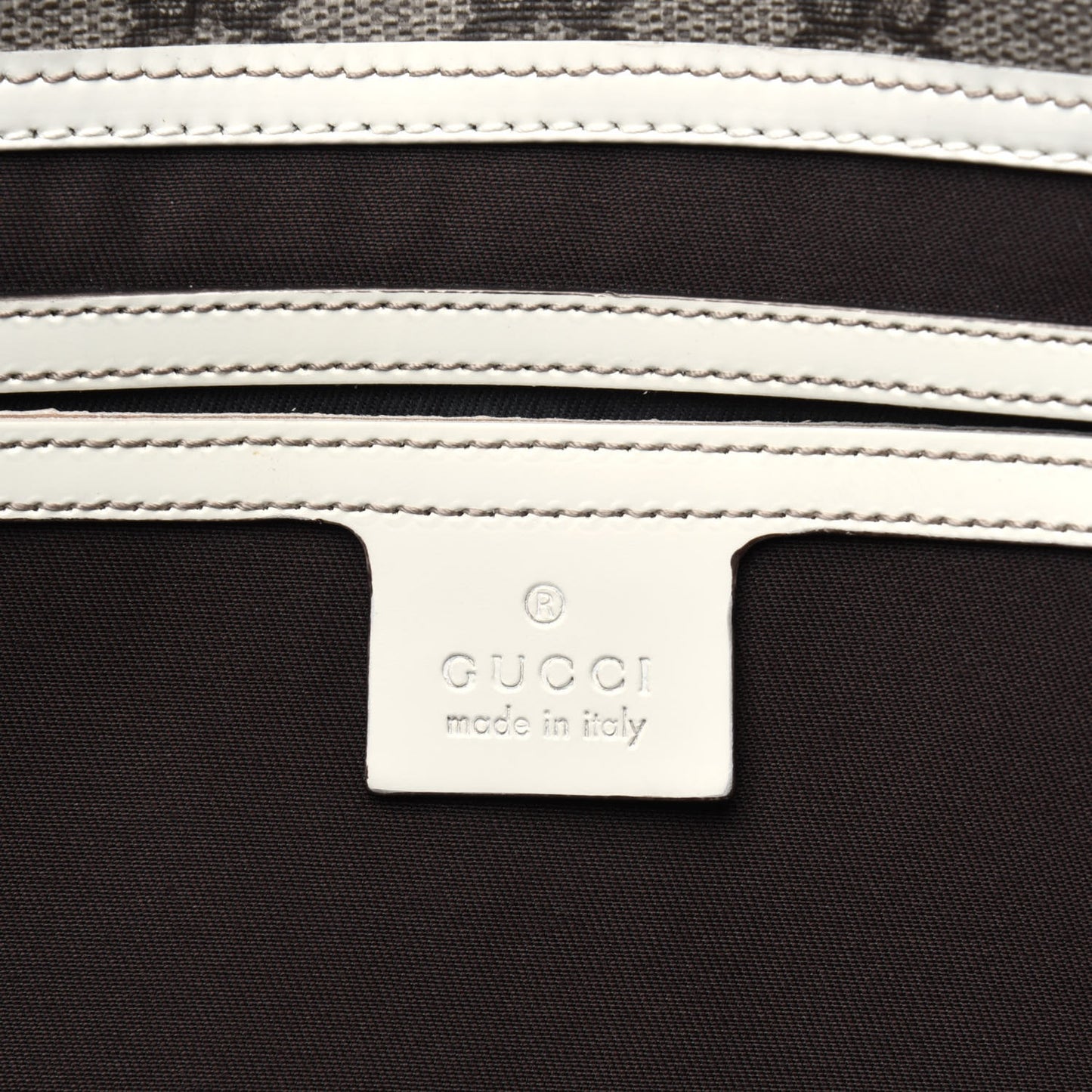 Monogram Large Joy Shoulder Bag White