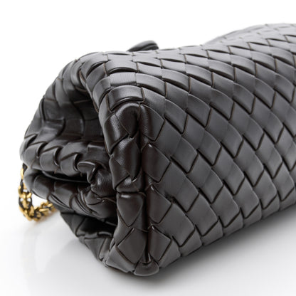 Bottega Veneta Nappa Intrecciato Teen The Lauren 1980 Clutch With Chain Fondant 9 of 10