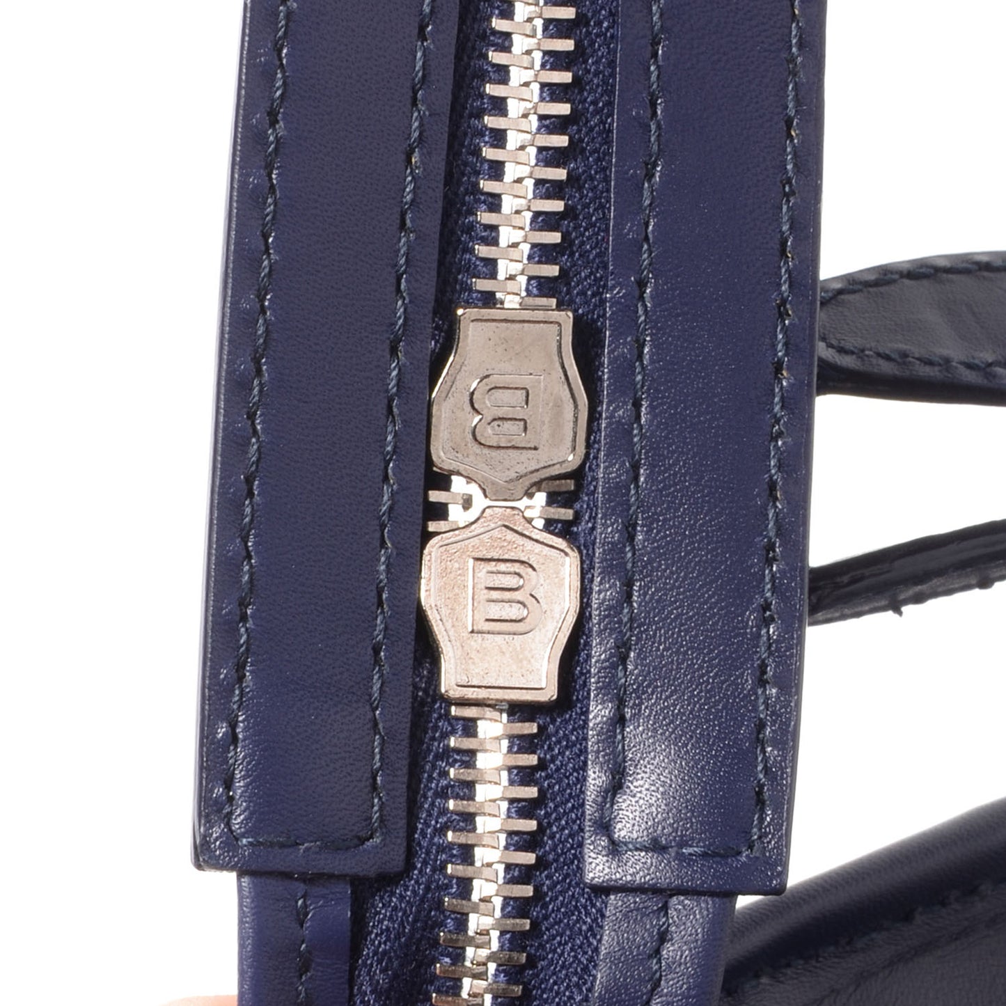 Smooth Calfskin Metallic Patent Giant 12 Silver Hardware City Ultraviolet