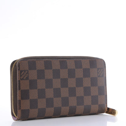 Louis Vuitton Damier Ebene Illustre Zippy Wallet Violet 3 of 11
