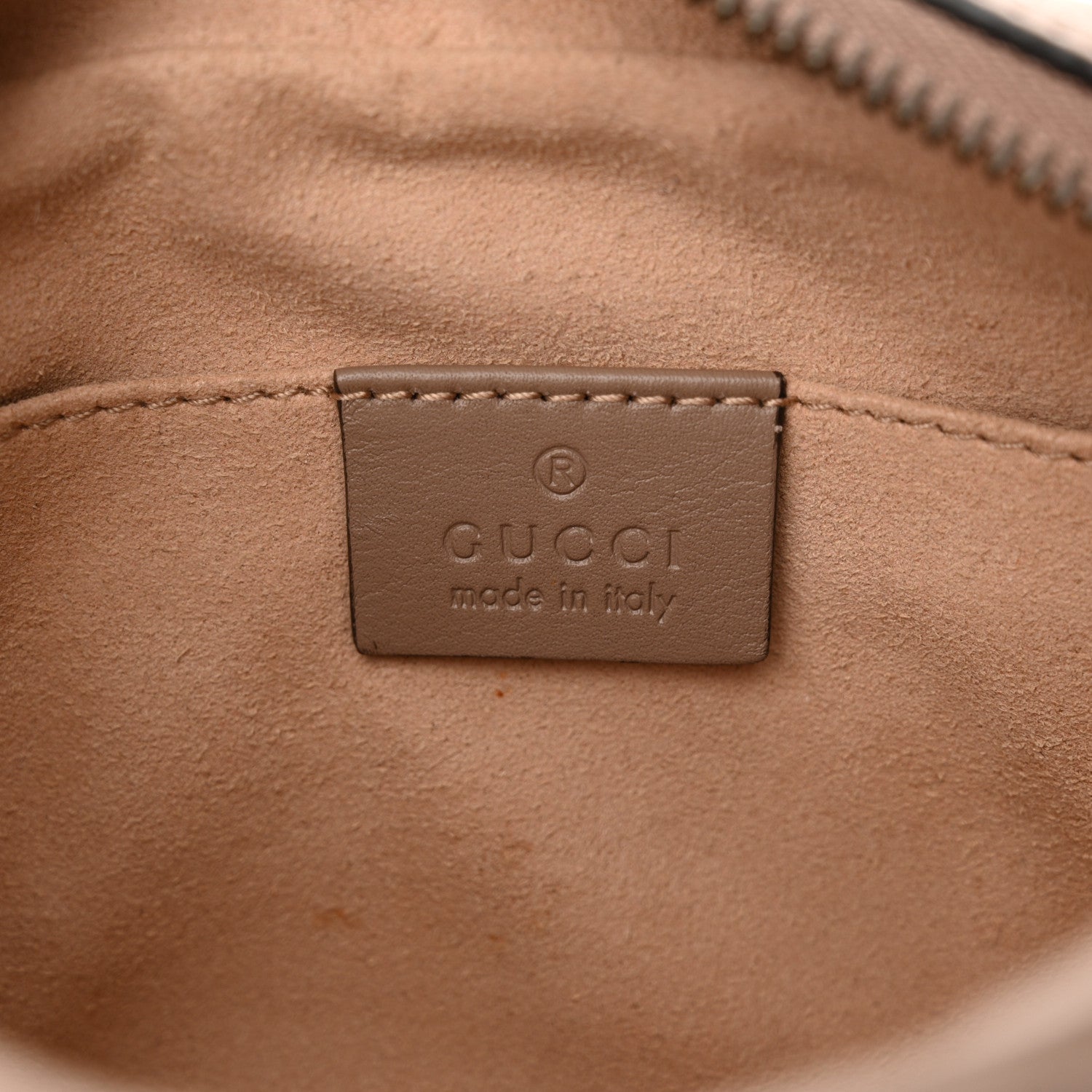 Gucci Calfskin Matelasse Mini GG Marmont Chain Shoulder Bag Porcelain Rose 6 of 12