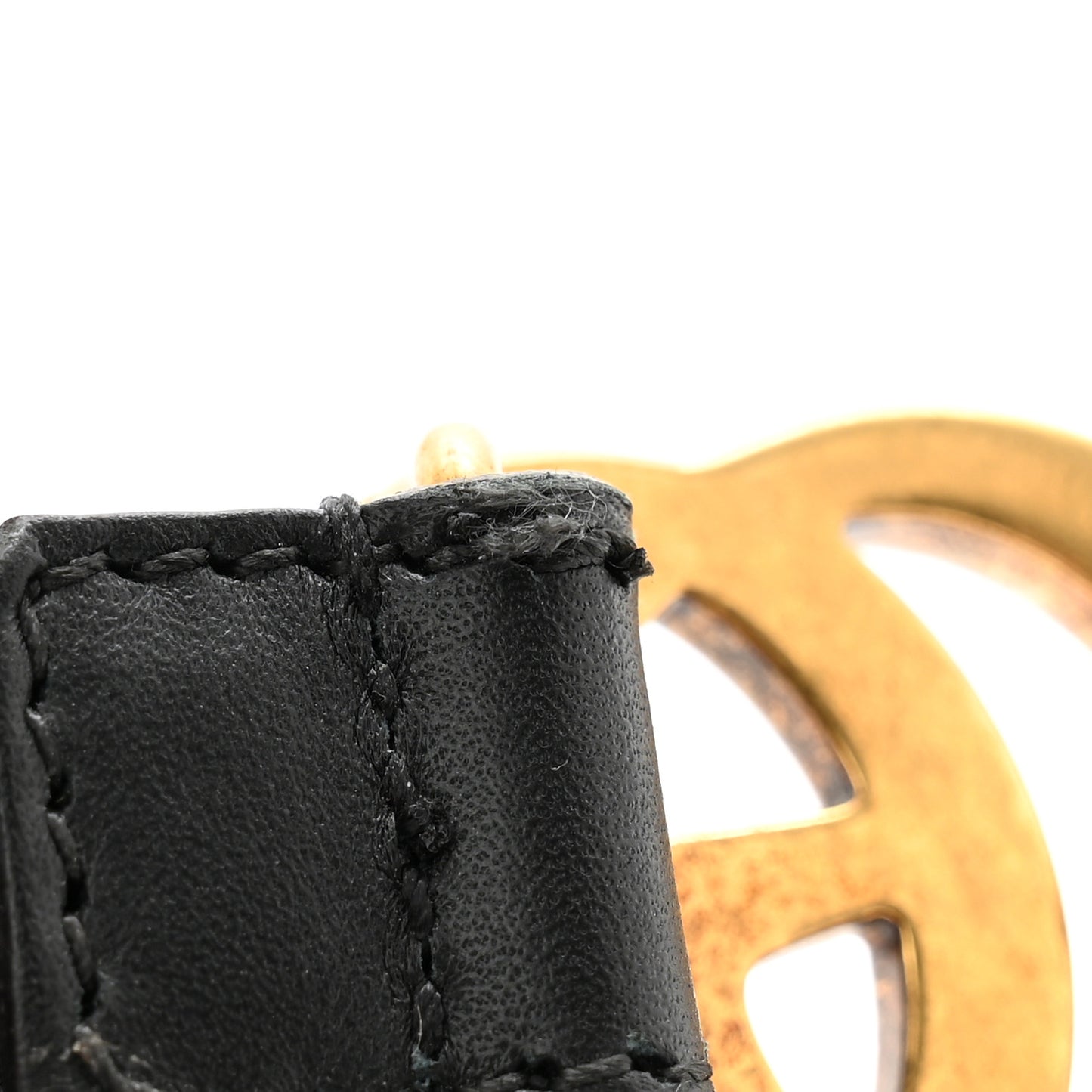Calfskin Double G 20mm Belt 95 38 Black