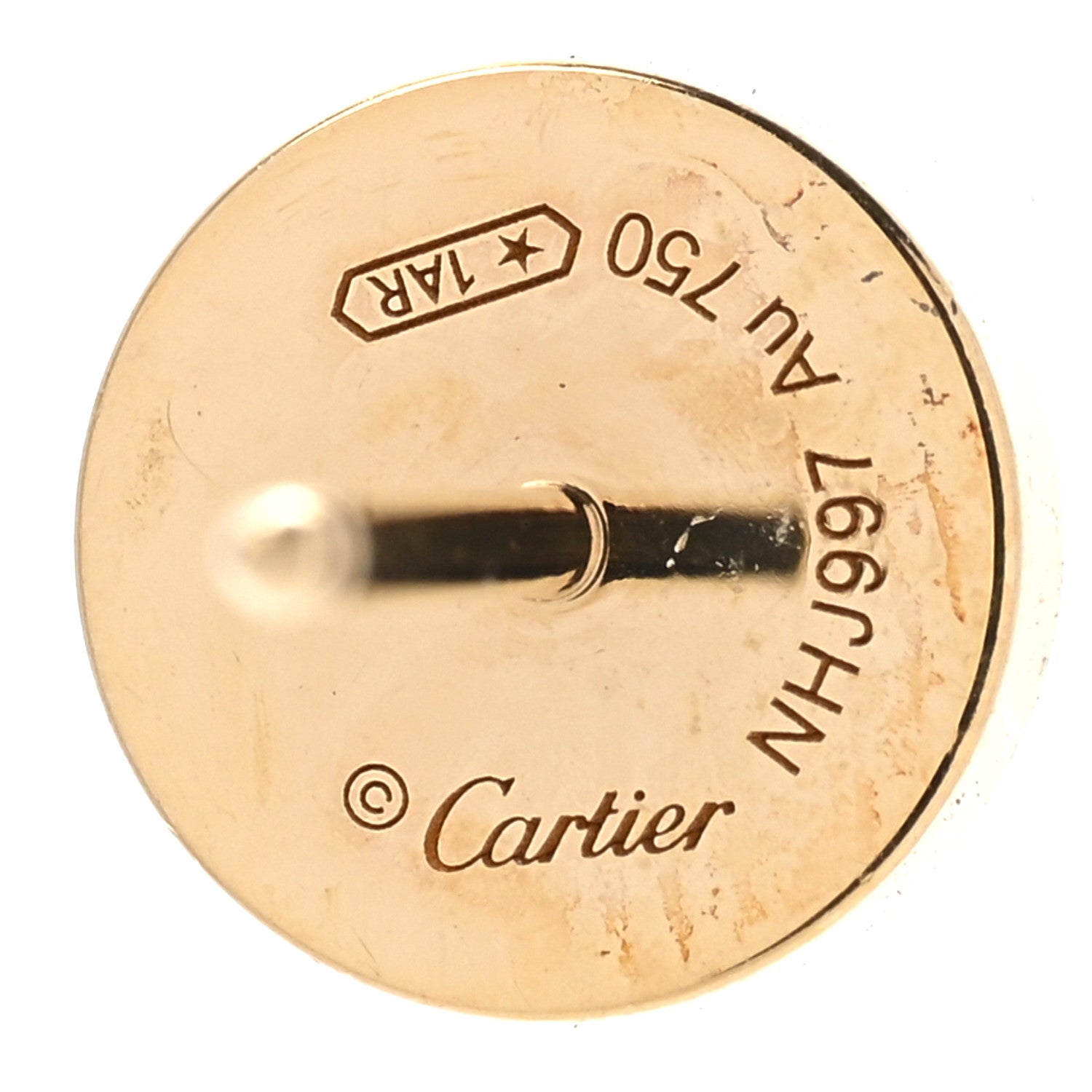 Cartier 18K Yellow Gold LOVE Earrings 4 of 5