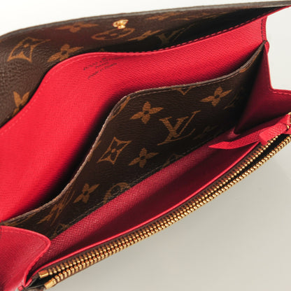 Louis Vuitton Monogram Emilie Wallet Red 7 of 7