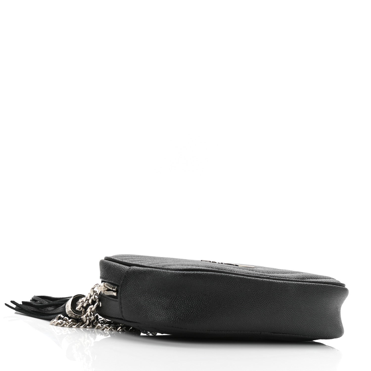 Saint Laurent Grain De Poudre Matelasse Monogram Mini Lou Camera Bag Black 3 of 10