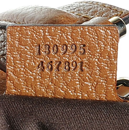 Gucci Leather Medium Bardot Brown 7 of 7