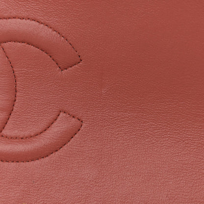Chanel Caviar Quilted Medium Double Flap Coral 13 of 14