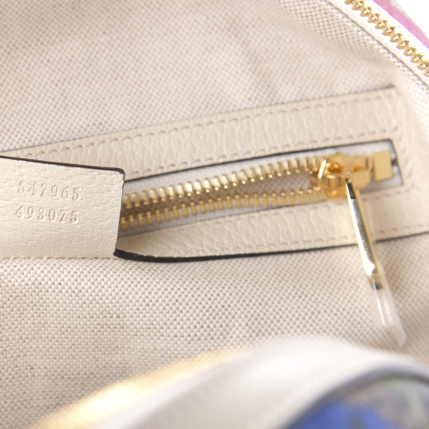 Gucci GG Supreme Monogram Flora Web Small Ophidia Day Backpack White 8 of 9